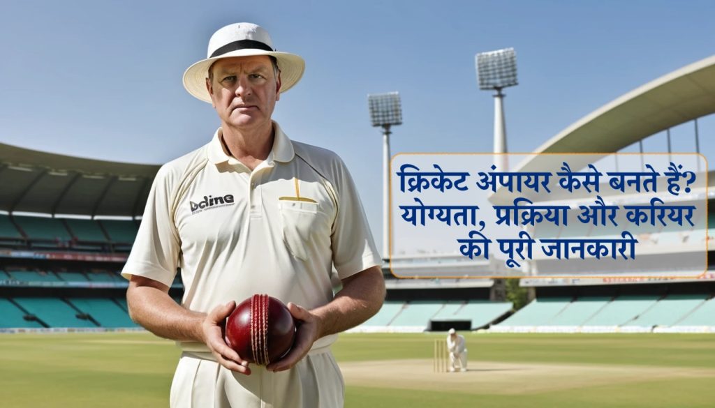 cricket umpire kaise bante hain